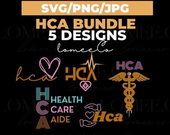 HCA svg - Health Care Aide shirt svg - Health Care Aide svg file - Nurse decal - Cut file cricut - Medical svg - Nurse svg bundle