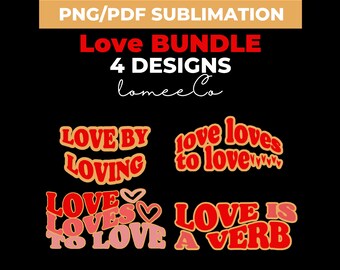 Retro Valentine shirt -png/pdf file - Retro png/pdf bundle - sublimation - Valentine shirt design - Love - Cute valentine design