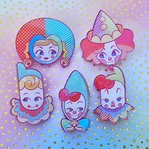Cute Clowns | 2&quot; Pins