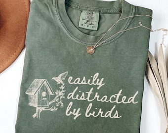 Birdwatching Tshirt Bird Nerd Clothing Hobby Shirt Funny Birder Gift Enthusiast Present Outdoor Casual Birding Attire Nature Watcher
