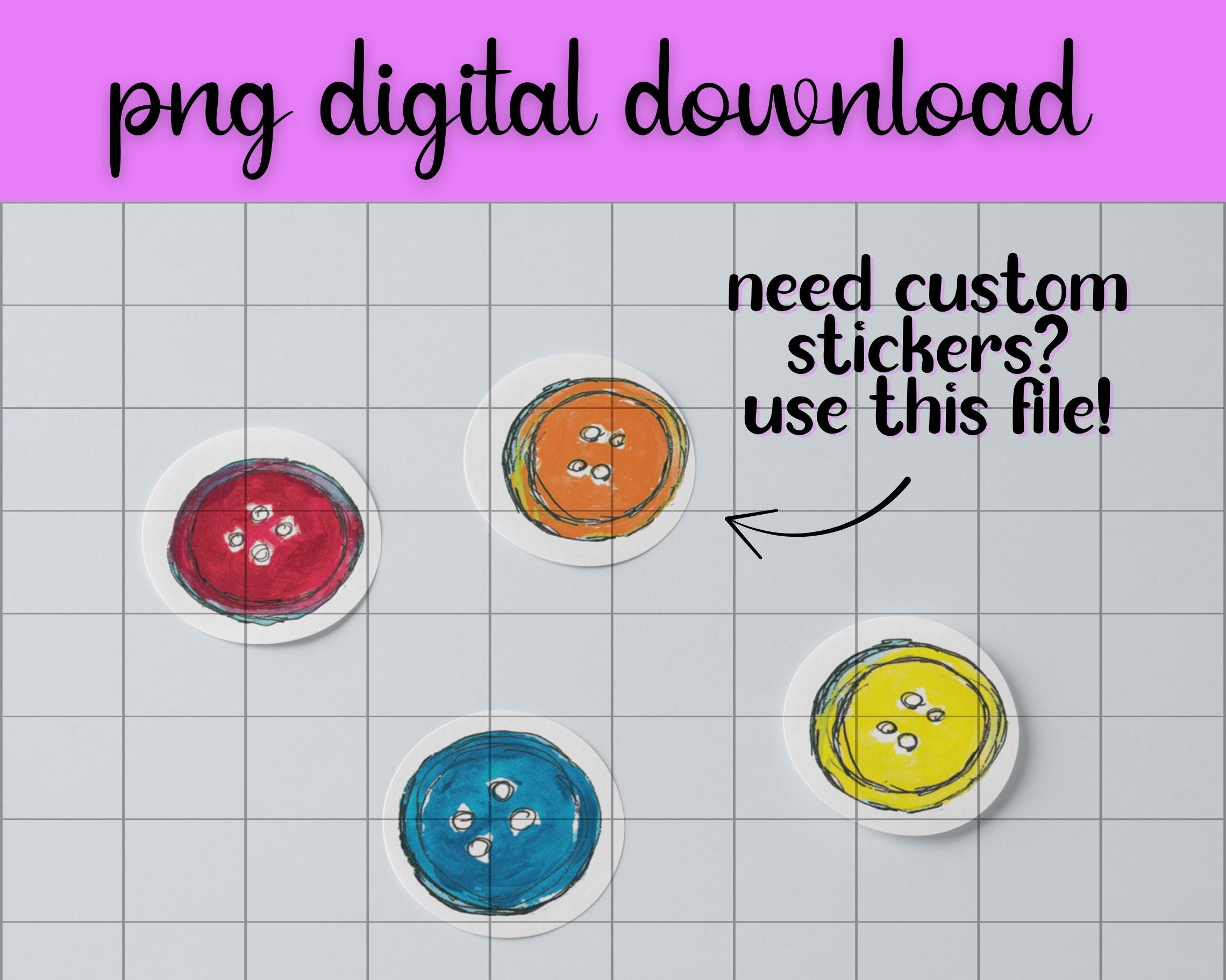 Pete the Cat Buttons Clip Art | Colorful PNG Illustration (digital ...