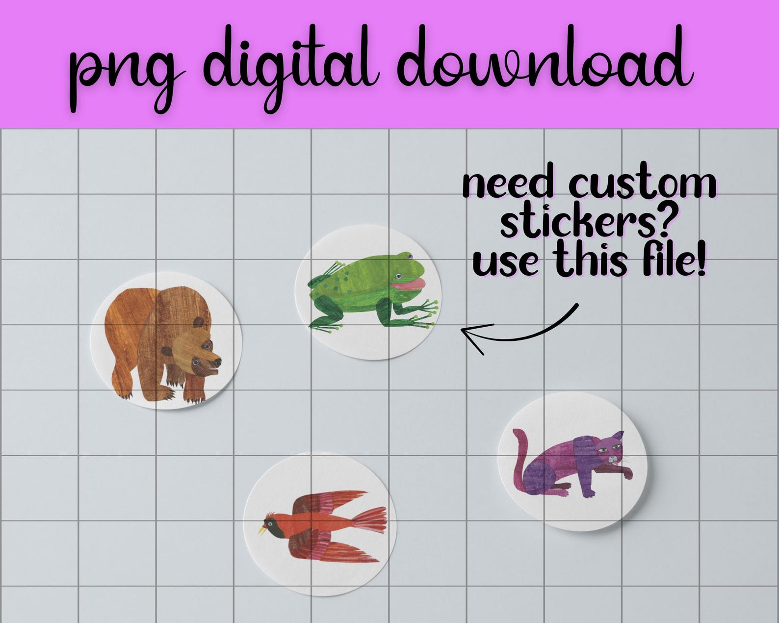Brown Bear What Do You See? Clip Art Set | Transparent PNG Digital ...