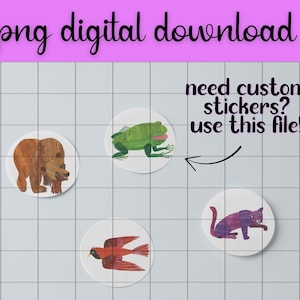 Brown Bear What Do You See? Clip Art Set | Transparent PNG Digital ...