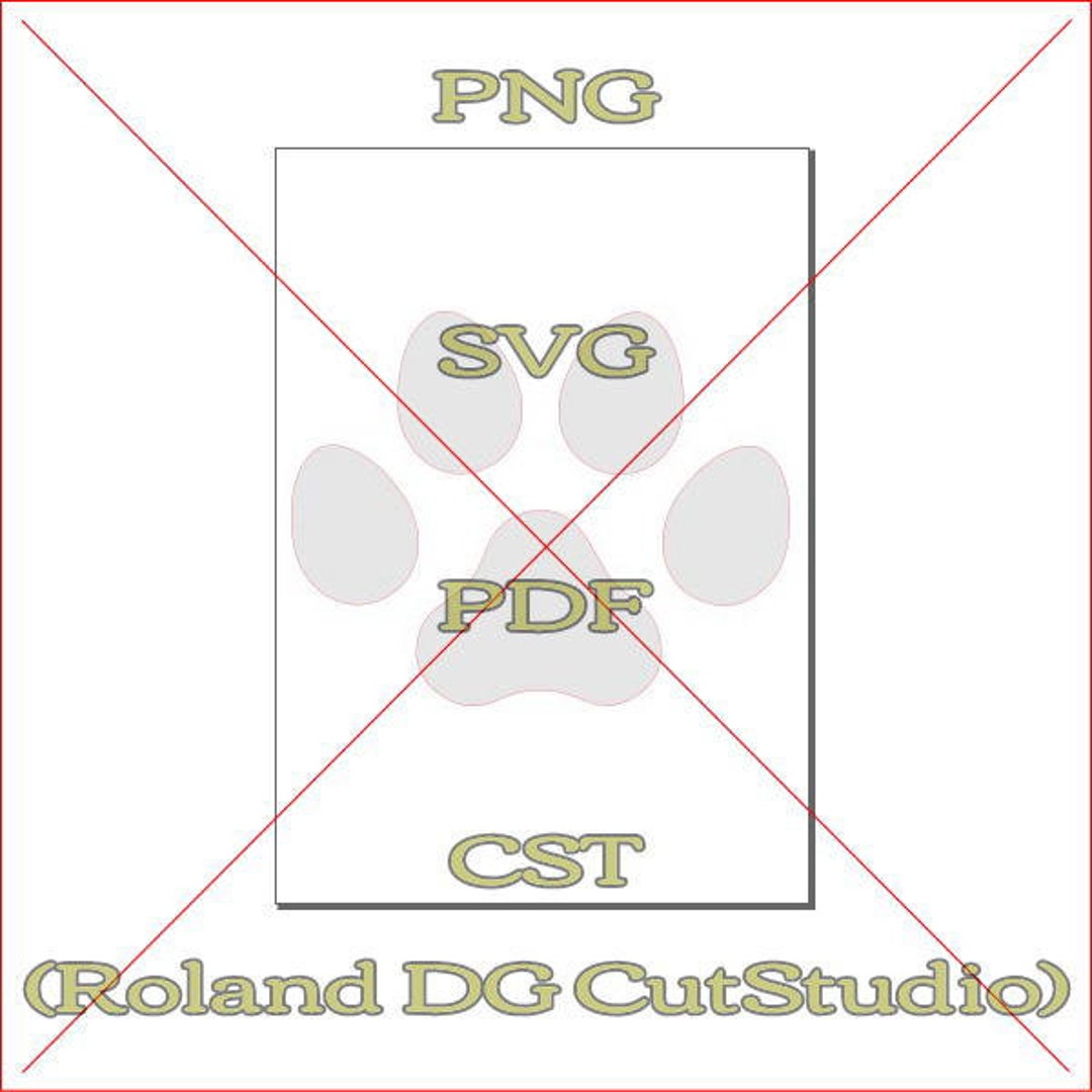 Laser Cut Templates Animal Footprints Pdf/svg/png/cstroland Dg