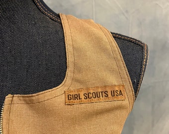 Vintage 1970s Girl Scout brownie Uniform