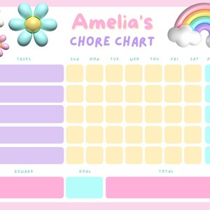 20 Printable Chore Charts