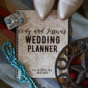 Western Wedding Bridal Planner Booklet - Wedding Planner, Bridal Gift, Cowgirl Wedding Planner