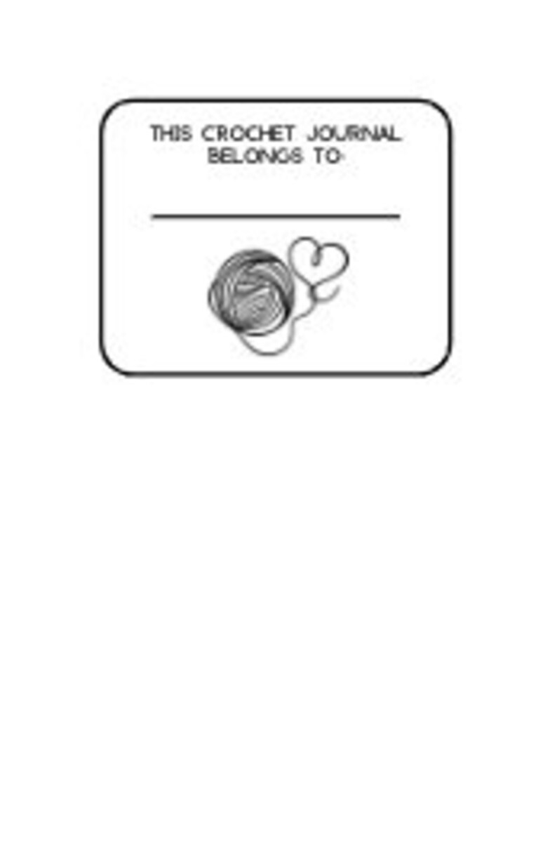 Digital Crochet Journal Download .PDF, Track Projects, Temperature