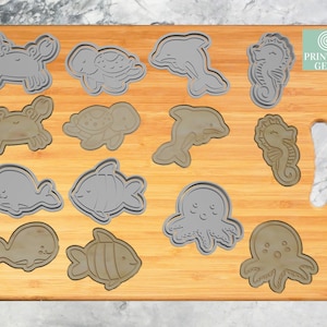 Sea Creature Cookie Cutters