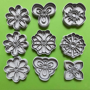 Flower cookie cutters
