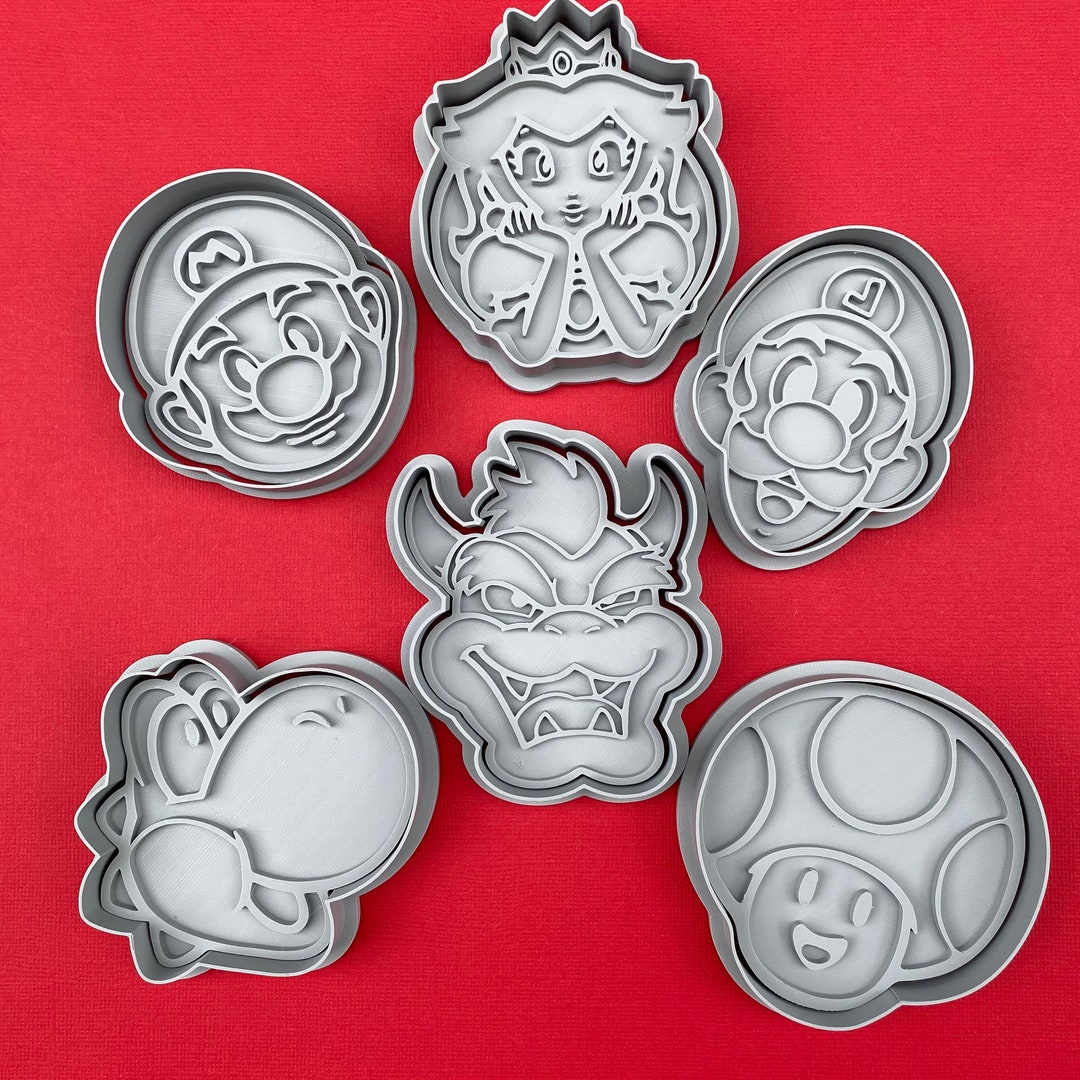 Super Mario Cookie Cutters Etsy Australia