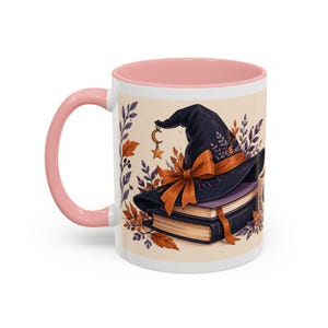 Witch Hat Book Mug, Notes After Dark, 11oz Accent Cup