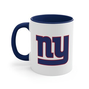 Kubek New York Giants, kubki dla miłośników piłki nożnej, prezent dla zespołu, upominek promocyjny, wysokiej jakości kubki do kawy, prezenty urodzinowe