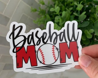 Baseball Mom Sticker, Sports Mom Sticker, Sports Mom Era Sticker, Baseball Sticker, Waterproof Sticker