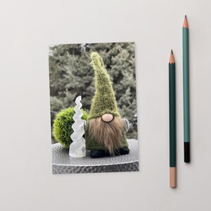 postal: Vida 06 do gnomo Tomte sueco Cartão Postal | Norueguês Nisse | Gnomo Nórdico | Elfos islandeses | Selenita