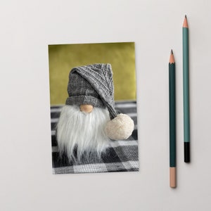 Postkarte: Gnome Life 03 Standard 6x4 Postkarte | Tomte Nisse Gnom