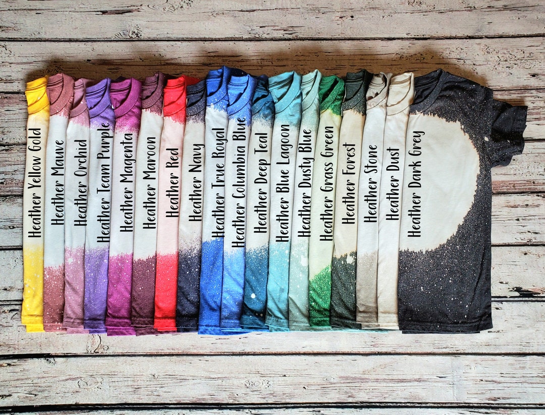 Wholesale Bleached Shirts, Youth Bleached T-shirts,youth Bella Canvas