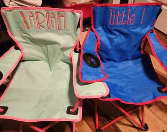 Silla de jardín infantil plegable personalizada y bordada