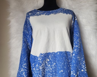 Bleached sweatshirts-bleached blank custom sweatshirts-tie dyed bleached Gildan sweatshirt-sublimation blanks-sublimation sweatshirt