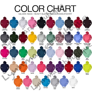 Gildan Heavy Blend 50/50 Blank Hooded Sweatshirt-G18500-Gildan Hoodie-Perfect for HTV,DTF,DTG,Screenprint,sublimation-wholesale Blank Hoodie
