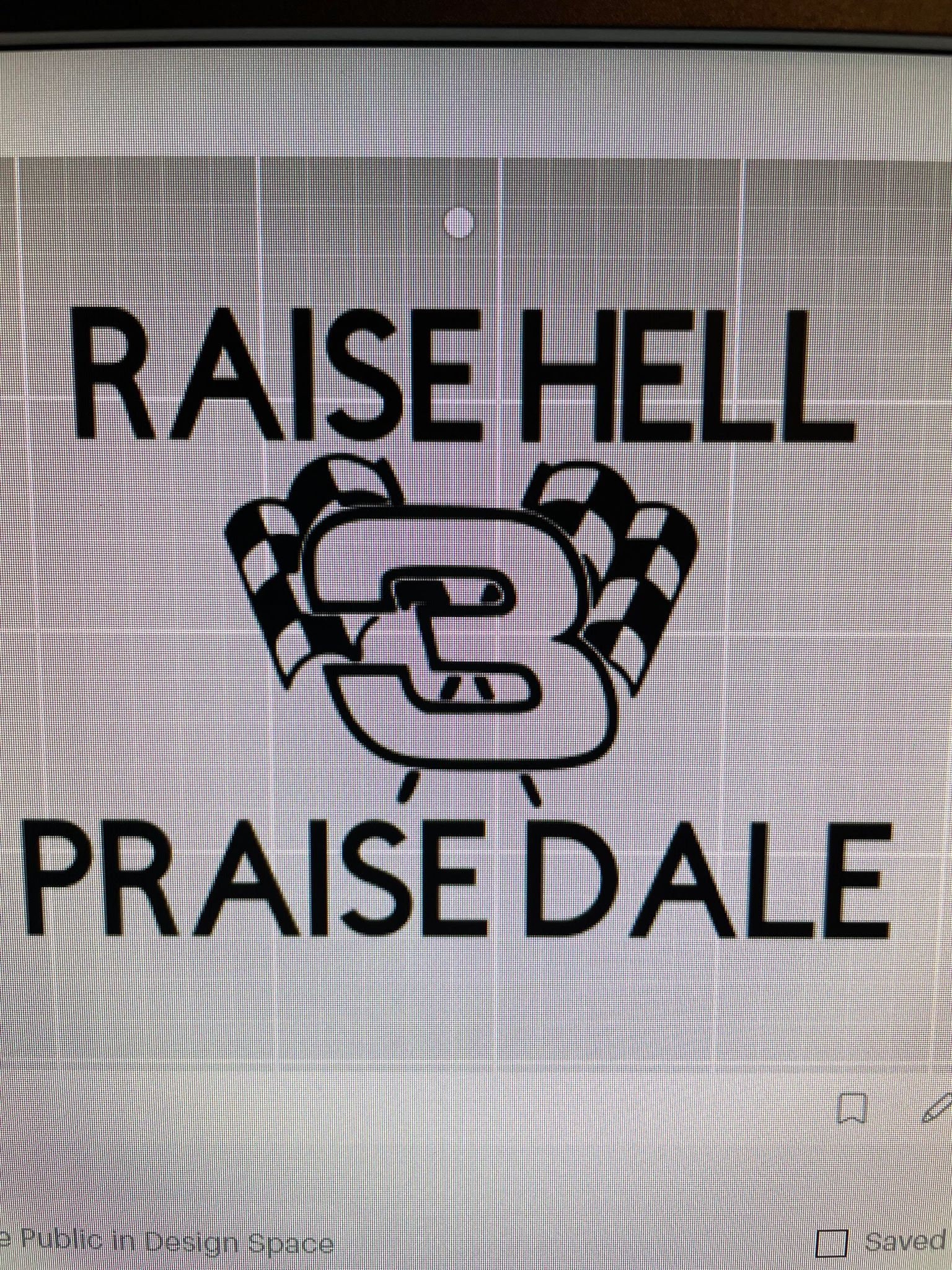 Raise Hell Praise Dale Earnhardt NASCAR STICKER Vinyl Die-Cut Decal