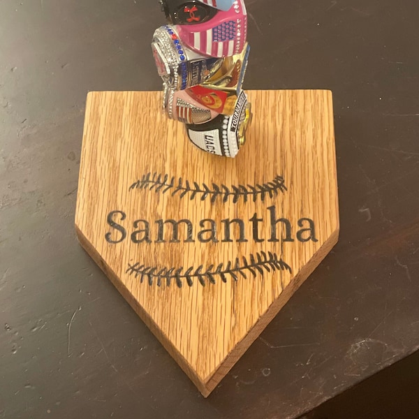 Baseball Ring Holder Etsy