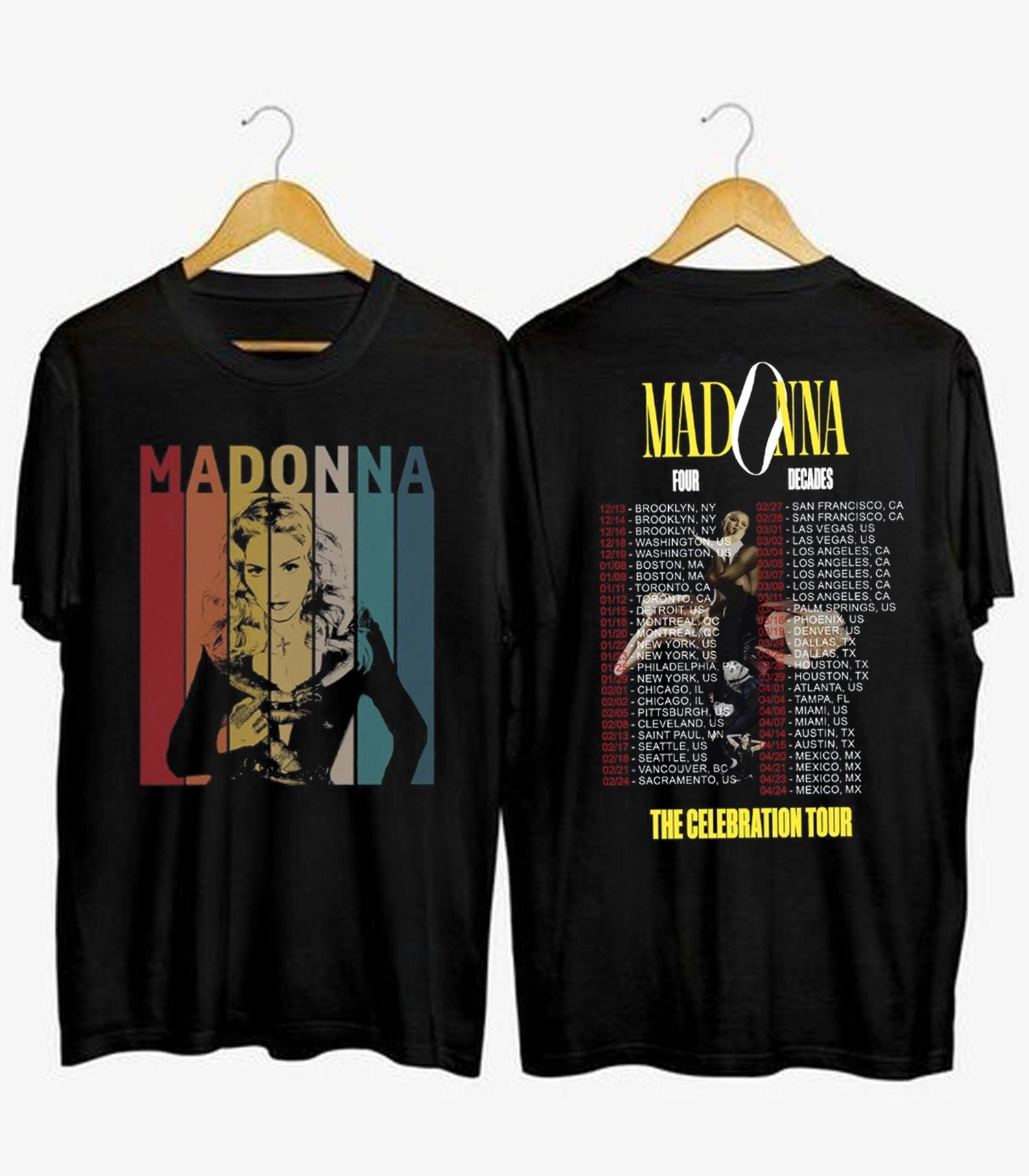 Madonna 90s Vintage Shirt, 2024 Tour Madonna The Celebration Sweatshirt