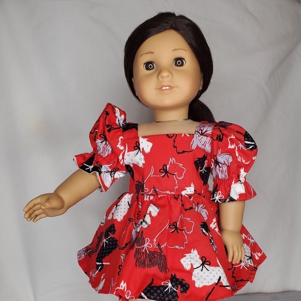 Scottie Dog Dress Etsy