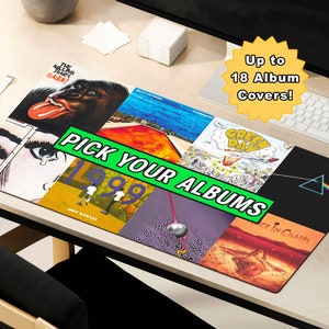 Album Cover Desk Mat Custom Mouse Pad / Music Cover Mouse Pad / Desk Pad Design Office Gift Gaming Desk Protector Oversized Desk Mat Kanye