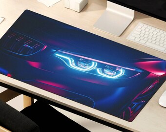 BMW Desk Mat XL Gaming Mouse Pad / Gift desk pad Large M3 M5 Mat Decor Desk Office Custom Cover Computer 3 Series Car Gaming Pad