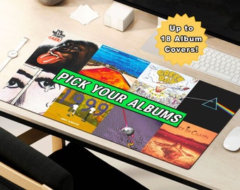 Album Cover Desk Mat Custom Mouse Pad / Music Cover Mouse Pad / Desk Pad Design Office Gift Gaming Desk Protector Oversized Desk Mat Kanye