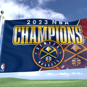 Denver Nuggets 2022 2023 Finals NBA Champions Garden Banner Flag