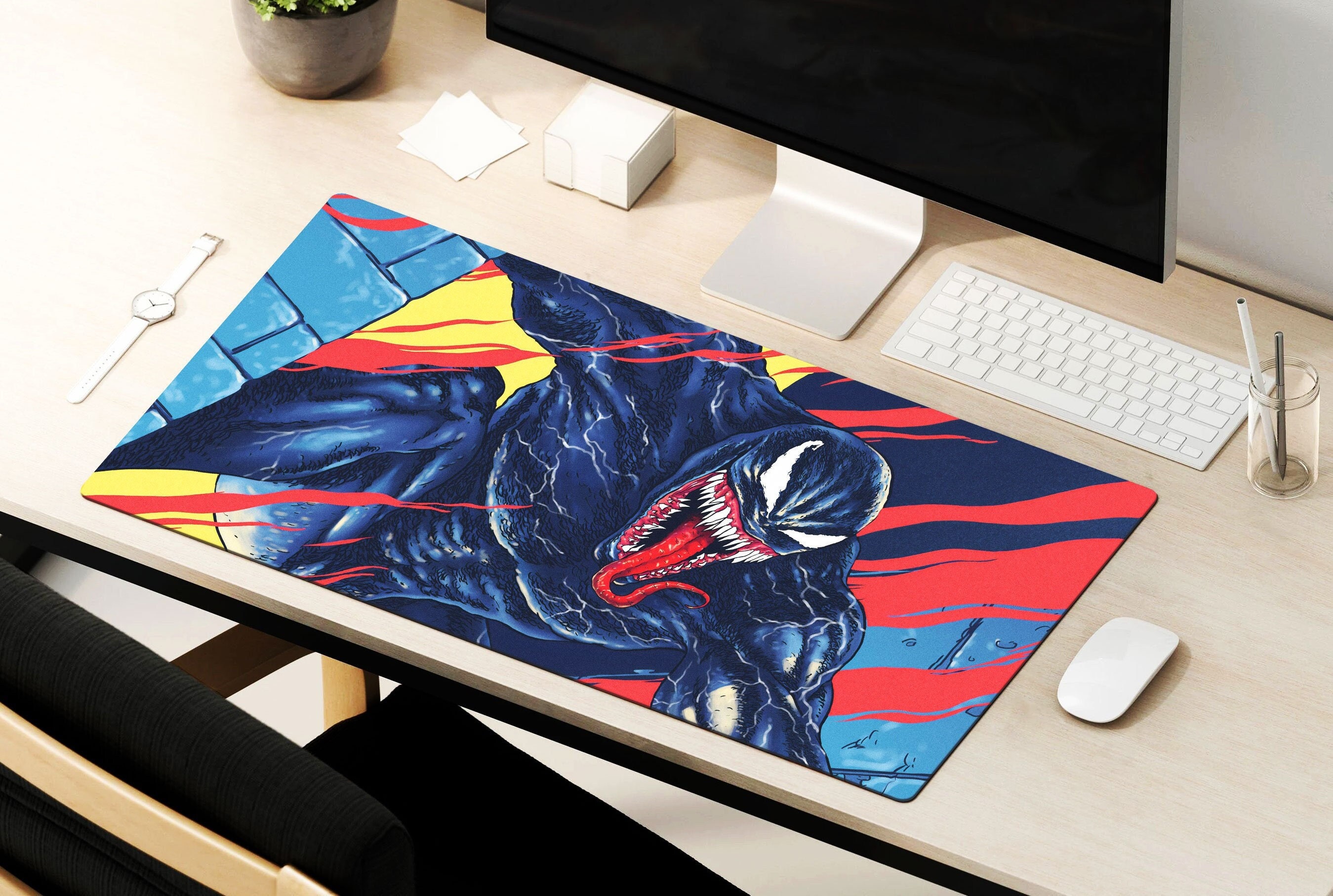 Gaming Mouse Pad Large Desk Accessories for Men Desk Mat Protector Computer