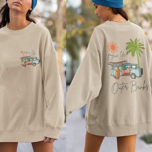 Outerbanks Pogue Life Sweatshirt, OBX North Carolina Crewneck Gift, Outerbanks John B Pullover, Paradise On Earth Sweatshirt, Ocean Lovers