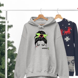 Mombie Hoodie, Halloween Hoodie, Spooky Mama, Zombie Hoodie - Unisex Heavy Blend™ Hooded Sweatshirt