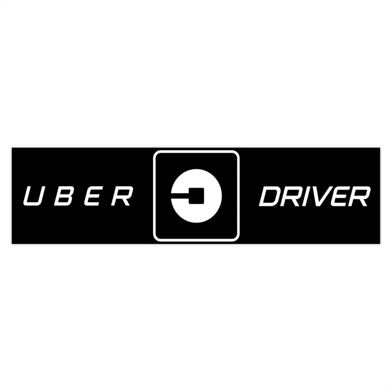 Uber Driver Bumper Stickers, Car Door Stickers, Uber Etsy
