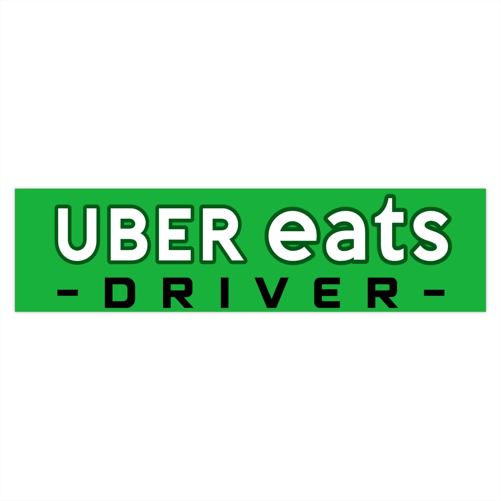 Bumper, Car Door Stickers, Uber Eats Driver Etsy