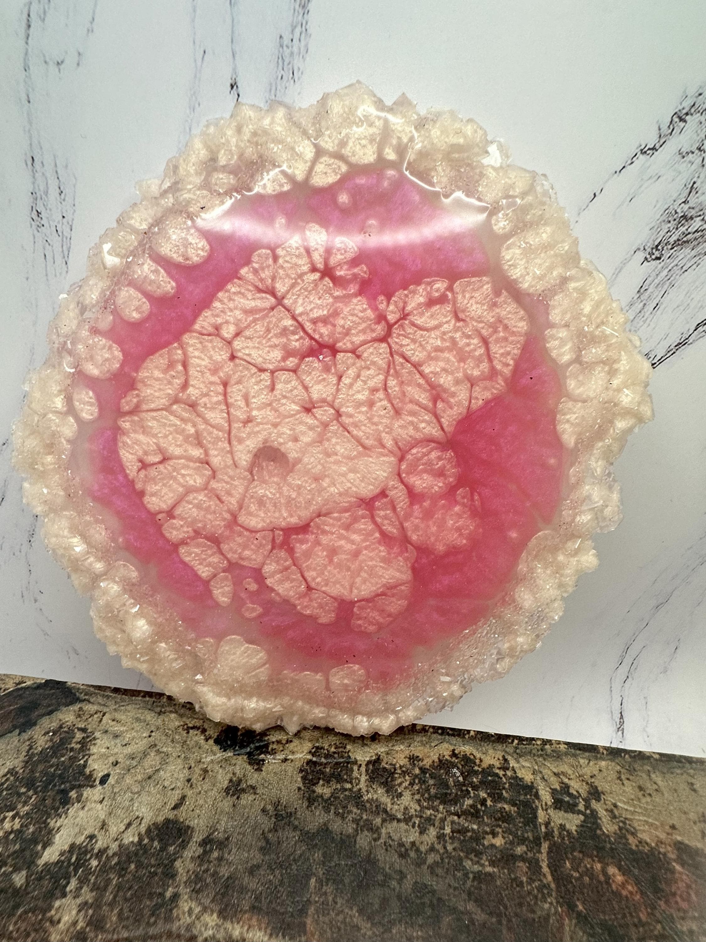 Exquisite Handmade Dried Floral Resin Coasters, Coaster Sets, Dried