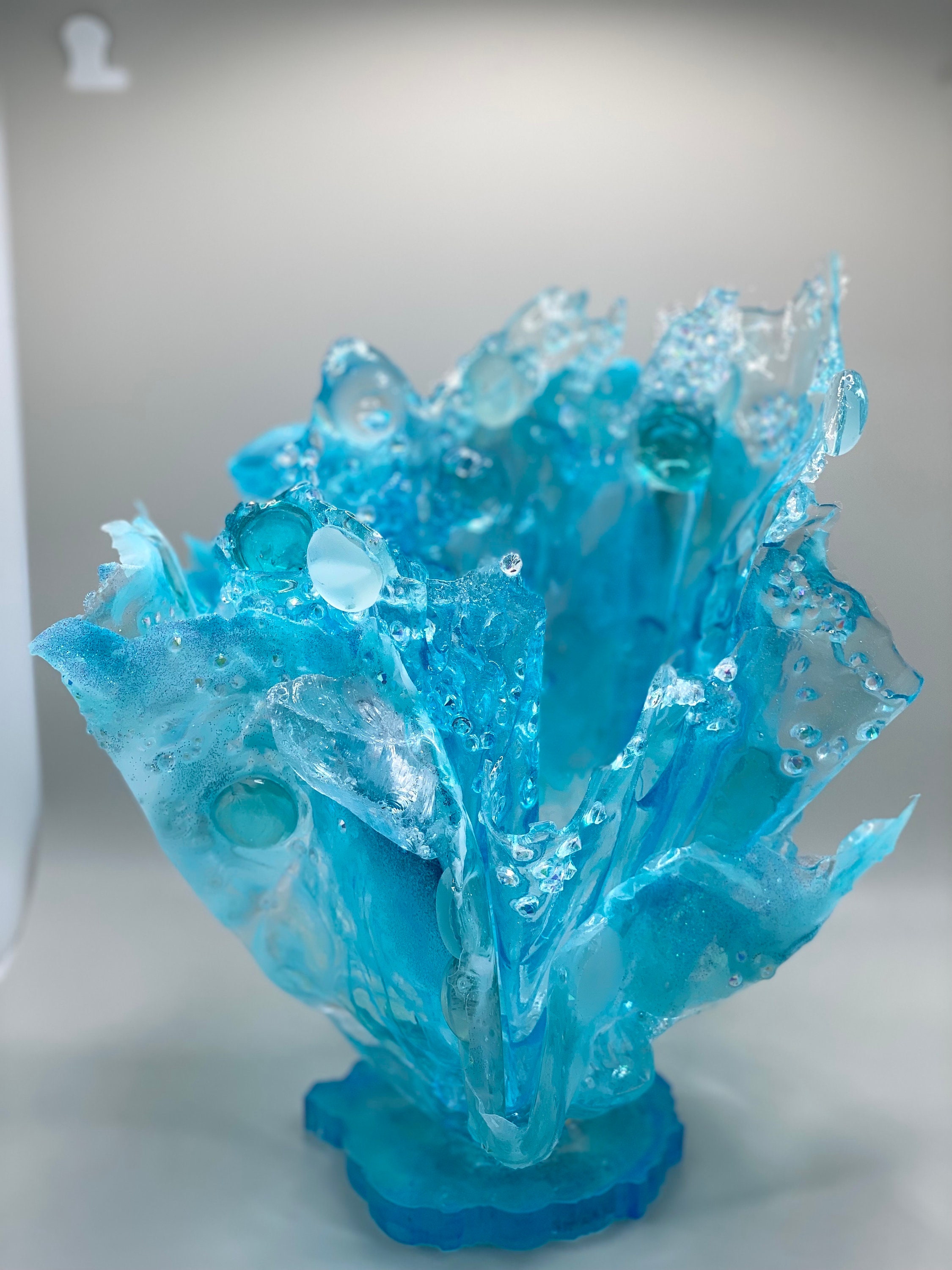 Water Splash Resin Sculpture