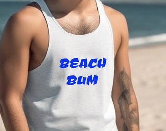 Beach Bum Tank Top, Beach Tank, Beach Bum Shirt, Summer Tank Top