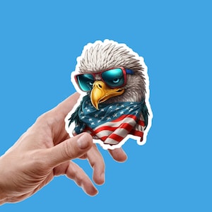 Bald eagle sunglasses top