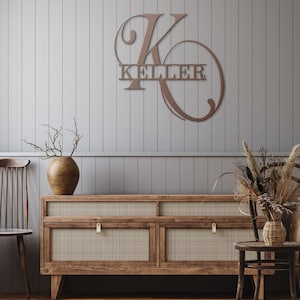 Personalized Monogram Gate Sign / Custom Front Door Sign / Family Name ...