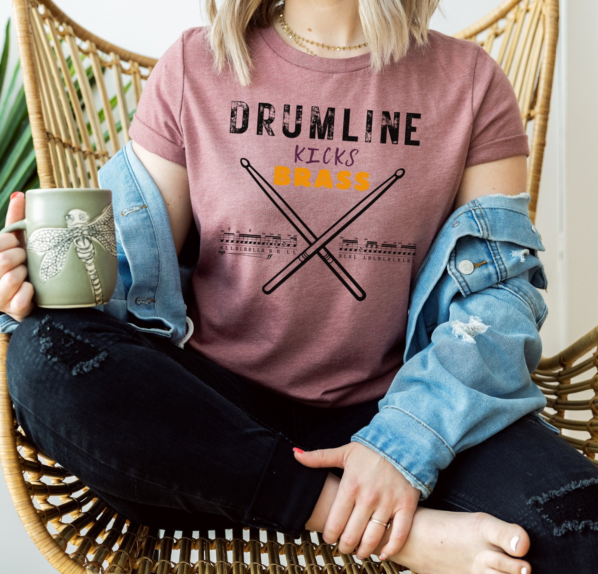 Drumline Shirt, Snare Drumming Gift, Marching Band Drumline Tee