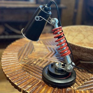 Rustic Lamp made from Car Parts