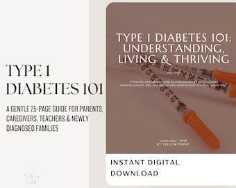 Guía básica sobre diabetes tipo 1 / Educación para padres e hijos (Descarga digital)