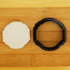 Circle Plaque Shaped Plastic Cookie Cutter - Polymer Clay Cutter - Fondant Cutter - Craft Cutters - 3d Printed Cookie Cutter