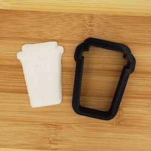 Coffee Cup Shaped Plastic Cookie Cutter - Polymer Clay Cutter - Fondant Cutter - Craft Cutters - 3d Printed Cookie Cutter