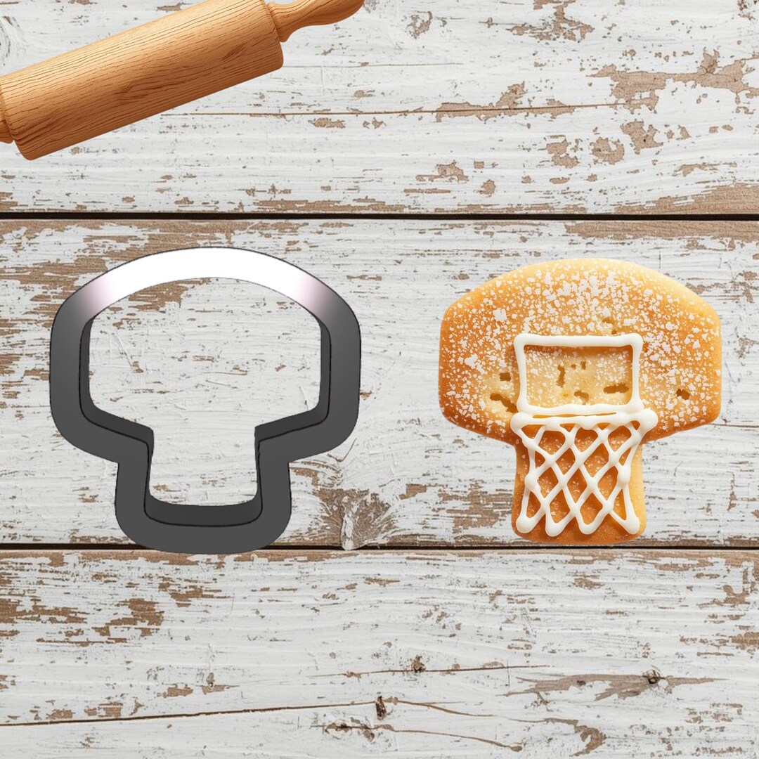 Ccookie Hoops Basketball Hoop Shaped Plastic Cookie Cutter - Etsy
