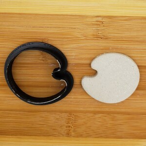 Paint Palette Shaped Plastic Cookie Cutter - Polymer Clay Cutter - Fondant Cutter - Craft Cutters - 3d Printed Cookie Cutter