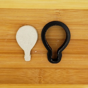 Hot Air Balloon Shaped Plastic Cookie Cutter - Polymer Clay Cutter - Fondant Cutter - Craft Cutters - 3d Printed Cookie Cutter